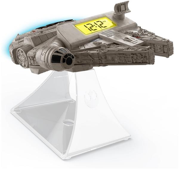 iHome Star Wars Millennium Falcon Night Glow Alarm Clock