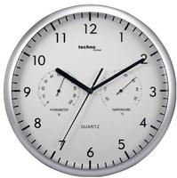 Techno Line WT 650, Techno Line WT 650 Quarz Wanduhr 26cm Silber