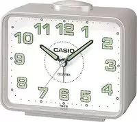 CASIO Quarzwecker "TQ-218-8EF" Wecker, Leuchtzeiger, Leuchtziffern, Schlafzimmer,
