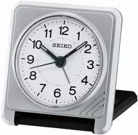 Seiko Reisewecker "QHT015S" Wecker, Schlafzimmer, Beleuchtung, Leuchtzeiger,