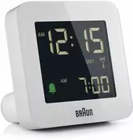 Braun Uhren Tisch-/Weckuhr, digitale Anzeige, Funksteuerung, Multibandeinstellung
