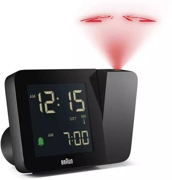 Braun Digitaler Funk Projektionswecker für die mitteleuropäische