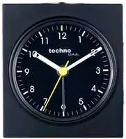 Techno Line Model Q schwarz, Techno Line Model Q schwarz Quarz Wecker Schwarz...