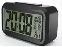 Mebus 42435, Mebus 42435 Quarz Wecker Schwarz Gro&szlig;es Display