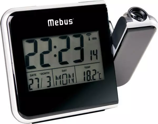 Alarm Clock Wecker Mit Lichtprojektion Mebus Funk-Wecker Mit