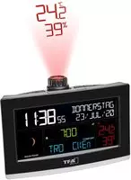 TFA Dostmann VIEW SHOW 35.8002.01 Quarz WLan Tischuhr digital Schwarz (35.8002.01)