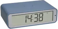 TFA Dostmann 60.2560.06 Funk Wecker Blau Alarmzeiten 1