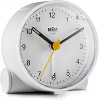 BRAUN Wecker BC 01 B wei&szlig; Kunststoff