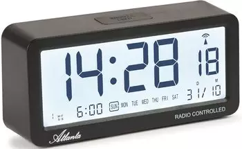 Atlanta Wecker 1265/0 - Klassischer Tagesalarm