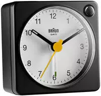 Braun 67023, Braun BC 02 XBW Quarzwecker schwarz-wei&szlig; Lichtf.