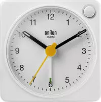 Braun 67101, Braun 67101 Quarz Wecker Wei&szlig;