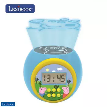 Lexibook Clock Projector Night Light Peppa Pig
