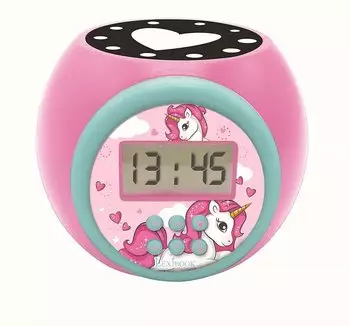 Lexibook Projector Night Light Clock Unicorn
