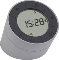 TFA Dostmann 60.2029.10 Quarz Wecker Grau, Anthrazit Alarmzeiten 2 (60.2029.10)
