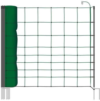 VOSS.farming classic 50m Schafzaun 108cm 14 Pfähle 2 Spitzen grün