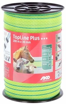 Kerbl Weidezaunband TopLine Plus, 200 m, 30 mm, neongelb/blau (449583)