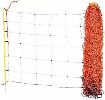 Kerbl ClassicNet Schafnetz Doppelspitze 50m x 90cm, orange (27901)