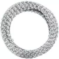 vidaXL Stacheldraht Concertina Klingendraht Verzinkter Stahl 60 m