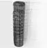 Aquagart Wildzaun Knotengeflecht 160/15/15 50m mit Pfosten & Spanndraht (6.878.531.792.251)