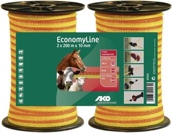 AKO Agrar AKO EconomyLine Weidezaunband Doppelpack 2x200 m 10 mm (44565)