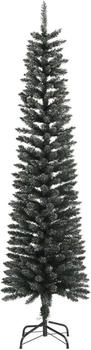 vidaXL Artificial Slim Christmas Tree with Stand Green 180cm (345185)