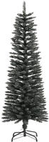vidaXL K&uuml;nstlicher Weihnachtsbaum mit St&auml;nder Schlank Gr&uuml;n 120 cm PVC