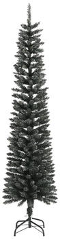 vidaXL Artificial Slim Christmas Tree with Stand Green 240cm (345187)