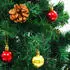 vidaXL Artificial Christmas Tree with Baubles and LEDs Green 210cm (321501)