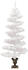White 120cm (344652): vidaXL Swirl Christmas Tree with Pot and LEDs