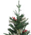 vidaXL Christmas Tree with Pine Cones Green PVC/PE 195cm (340527)