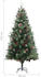 vidaXL Christmas Tree with Pine Cones Green PVC/PE 225cm (340528)