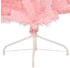 vidaXL Artificial Half Christmas Tree PVC with Stand Pink