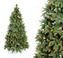 Evergreen künstlicher Weihnachtsbaum Roswell Kiefer mit LED-Beleuchtung 210 cm