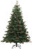 240 cm: vidaXL Artificial green Christmas tree embellished with pinecones and berries