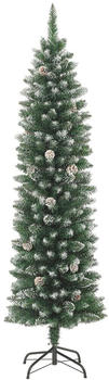 vidaXL Slim artificial Christmas tree 240 cm (345168)