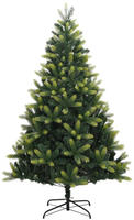 vidaXL K&uuml;nstlicher Weihnachtsbaum Klappbar mit St&auml;nder 210 cm