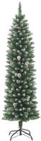 vidaXL K&uuml;nstlicher Weihnachtsbaum mit St&auml;nder Schlank 150 cm PVC