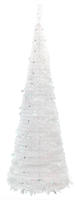 vidaXL Pop-Up-Weihnachtsbaum K&uuml;nstlich 50 LEDs Wei&szlig; 120 cm