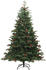 180 cm: vidaXL Artificial green Christmas tree embellished with pinecones and berries