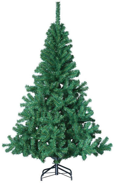 Feeric Lights & Christmas Artificial Christmas Tree with Metal Stand Élégant 240cm Green
