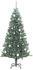 vidaXL Künstlicher Weihnachtsbaum Weihnachtsbaum mit LEDs und Kugeln Beschneit 240cm (3210163)
