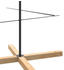 vidaXL Metall-Weihnachtsbaum zum Dekorieren Holzständer 210cm (4018961)