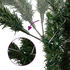 vidaXL Künstlicher Weihnachtsbaum klappbar 300 LEDs & Kugeln 240cm (3210166)