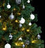 vidaXL Künstlicher Weihnachtsbaum klappbar 300 LEDs & Kugeln 240cm (3210166)
