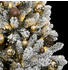vidaXL Künstlicher Weihnachtsbaum klappbar 300 LEDs & Kugeln 180cm (3210138)