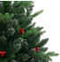 vidaXL Künstlicher Weihnachtsbaum klappbar mit Roten Beeren 180cm (356733)