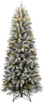 vidaXL Künstlicher Weihnachtsbaum mit Schnee 300 LEDs 180cm (3315765)