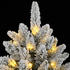 vidaXL Künstlicher Weihnachtsbaum mit Schnee 300 LEDs 180cm (3315765)