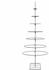 vidaXL Metall-Weihnachtsbaum für Dekorationen 180cm (4018949)
