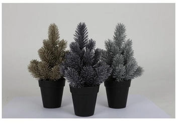 Buri Deko Weihnachtsbaum im Topf H 23 cm künstlich